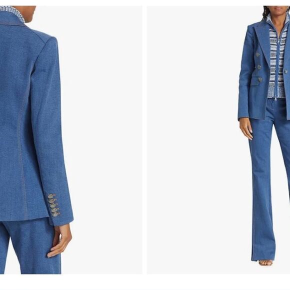 Veronica Beard Vivi Front Zip Mercerized Cotton Sweater Dickey NWT $258 - Picture 5 of 9